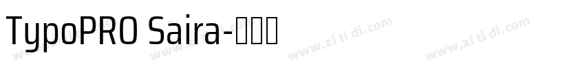 TypoPRO Saira字体转换